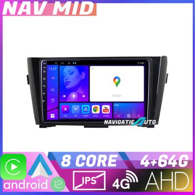 Navigatie Nissan Qashqai KIT 353 EDOTEC-LITE Android Ecran 720P Octa Core 4 64 Carplay
