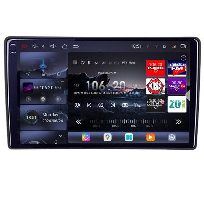 Navigatie Toyota Android radio gps internet 8 core QLED 2K 16+512GB 360 Edotec V1