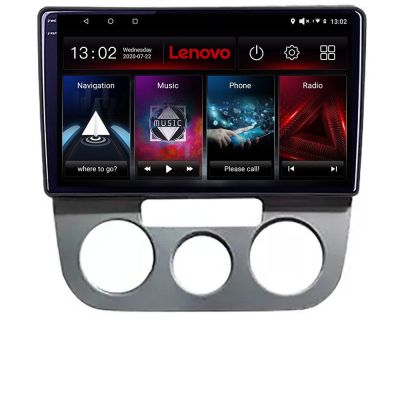 Navigatie VW Golf 5 2004-2010 clima manuala Android radio gps internet 8 core QLED 2K 8+256 360 Lenovo