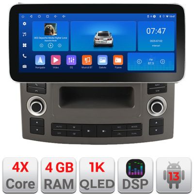 Navigatie Infiniti FX45 2007-2009 Edotec 4+64 12.3 inch Incell 1K android Wifi 5Ghz gps internet  fx45-old