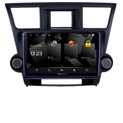 Navigatie Toyota Highlander 2007-2013 Android Octa Core Qualcomm 2K Qled 8+128 DTS DSP 360 4G Optical