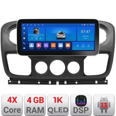 Navigatie Opel Movano, Renault Master 2010-2021  Edotec 4+64 12.3 inch Incell 1K android Wifi 5Ghz gps internet