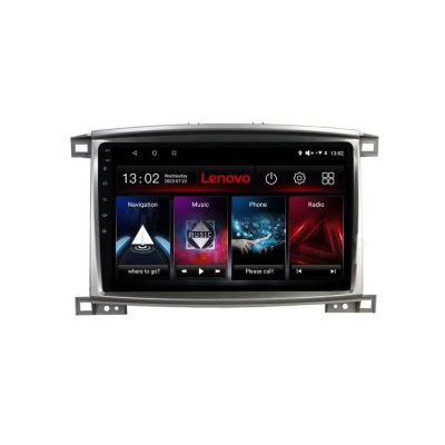 Navigatie Toyota Land Cruiser L100 2002-2008 Lenovo Kit-L100 4+64 GB Android Waze USB Navigatie Internet Youtube Radio