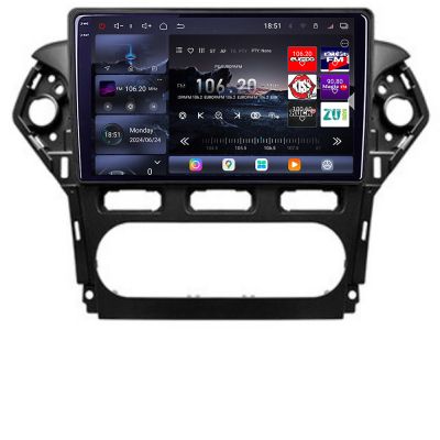 Navigatie Ford Mondeo 2010-2014 Edotec Kit-MONDEO-CLIMA 8 core QLED 2K 16+512GB 360 Android Waze USB Navigatie Internet Youtube Radio