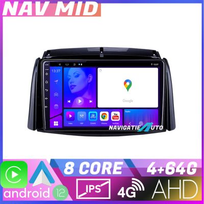 Navigatie Renault Koleos 2009 2016 KIT KOLEOS EDOTEC-LITE Android Ecran 720P Octa Core 4 64 Carplay