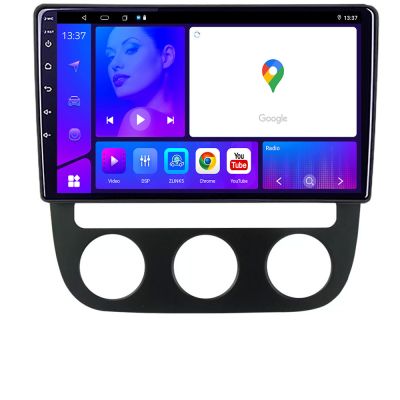 Navigatie VW Golf 5 2004 2010 clima automatica EDOTEC-LITE Android Ecran 720P Octa Core 4 64 Carplay