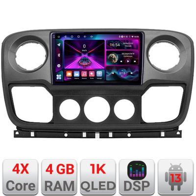 Navigatie Opel Movano, Renault Master 2010-2021 Android radio gps internet 4+64 InCell Display 1KGB 4-Core Kit-movano+EDT-E210-RK V1