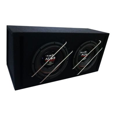 Subwoofer pasiv cu incinta, Audio System, 800 W RMS, 1400 W MAX, difuzoare 2 x 10", bass reflex