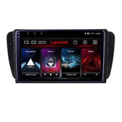 Navigatie Seat Ibiza 2008-2014 Lenovo Kit-246 8 core QLED 2K 8+256 360 Android Waze USB Navigatie Internet Youtube Radio