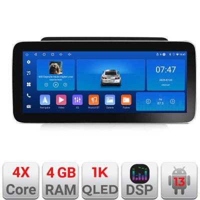 Navigatie Audi A4 A5 B8 cu MMI3G Edotec 4+64 12.3 inch Incell 1K android Wifi 5Ghz gps internet  KIT-a4-3G
