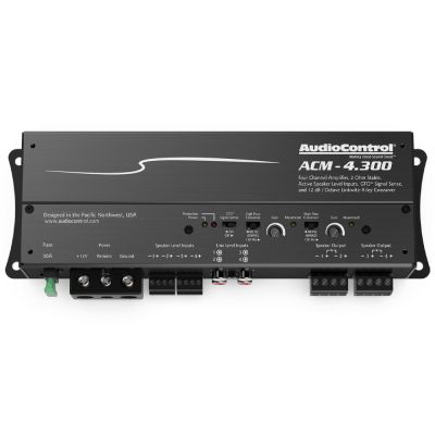 Micro Amplificator 4 canale Audio Control compact  ACM-4.300, 4 x 75 watts, in 2 sau 4 ohm, clasa D