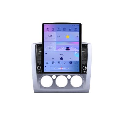 Navigatie Ford Focus clima manuala K-140-manual ecran tip TESLA 9.7" cu Android Radio Bluetooth Internet GPS WIFI 2+32