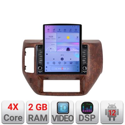 Navigatie Nissan Patrol 2005-2011 Android radio gps internet quad core 2+32GB ecran vertical 9.7" Kit-patrol+EDT-E708