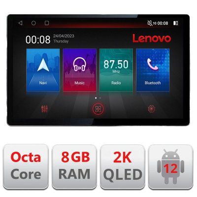 Navigatie Toyota Verso 2010-2016 N-133 ecran 13" 2K 8+128 Android Waze USB Navigatie 4G 360 Toslink Youtube Rad