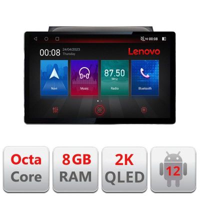 Navigatie Mitsubishi L200 2006-2014 N-094 ecran 13" 2K 8+128 Android Waze USB Navigatie 4G 360 Toslink Youtube