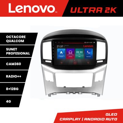 Navigatie Hyundai H1 Starex 2016- M-H1 Octa Core Android Radio Bluetooth GPS WIFI/4G DSP 2K 8+128GB 360 Toslink