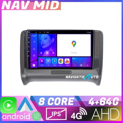 Navigatie Audi TT 2004 2011 Octa Core KIT 078 EDOTEC-LITE Android Ecran 720P Octa Core 4 64 Carplay