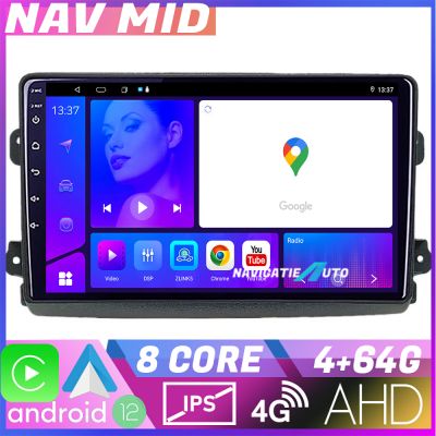 Navigatie Fiat Ducato 2021- Octa Core EDOTEC-LITE Android Ecran 720P Octa Core 4+64 Carplay  Android auto