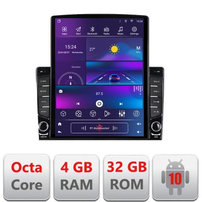 Navigatie VW Passat B5  dedicata Ouad core 4+32 ecran vertical 9.7" DSP 360 FHD AHD Android radio gps internet  kit-b5-v2+EDT-E709