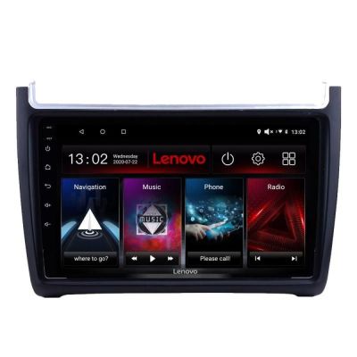 Navigatie VW Polo 2014- Lenovo Kit-655 4+64 GB Android Waze USB Navigatie Internet Youtube Radio