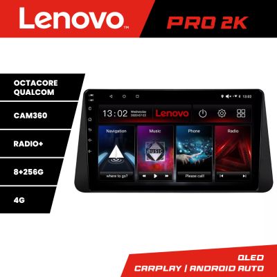 Navigatie Nissan Micra intre anii 2014-2024 Android radio gps internet 8 core QLED 2K 8+256 360 Lenovo