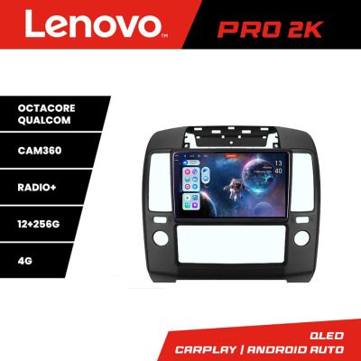 Navigatie Nissan Navara Pathfinder 2005-2010 Lenovo Kit-NAV5 8 core QLED 2K 12+256 360 Android Waze USB Navigatie Internet Youtube Radio