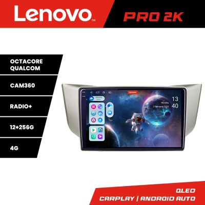 Navigatie Lexus RX 2003-2009 Lenovo Kit- rx-03 8 core QLED 2K 12+256 360 Android Waze USB Navigatie Internet Youtube Radio