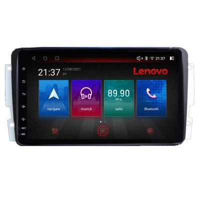 Navigatie Mercedes C 2001-2004 CLK G 2004-2006 Lenovo Kit-171 8 core QLED Qualcomm 4+64 360 Android Waze USB Navigatie Internet Youtube Radio