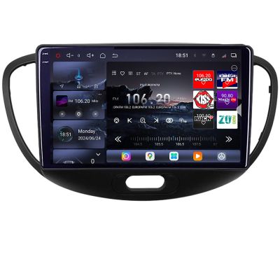 Navigatie Hyundai I10 2007-2013 Android radio gps internet 8 core QLED 2K 16+512GB 360 Edotec