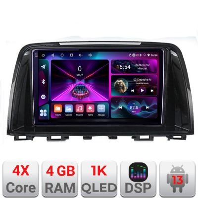 Navigatie Mazda 6 2013-2017 A-223  4+64 InCell Display 1K Android Waze USB Navigatie Internet Youtube Radio