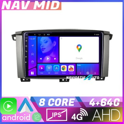 Navigatie Toyota Land Cruiser L100 2002 2006 EDOTEC-LITE Android Ecran 720P Octa Core 4 64 Carplay