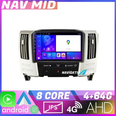 Navigatie Lexus RX300 2003 2008 EDOTEC-LITE Android Ecran 720P Octa Core 4 64 Carplay