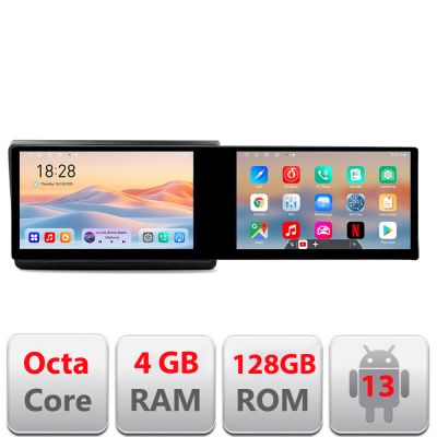 Navigatie Fiat BRAVO 2007-2014 Kit-BRAVO Edotec 2 ecrane  8 core 4+128 21.6 inch Incell android Wifi 5Ghz gps internet