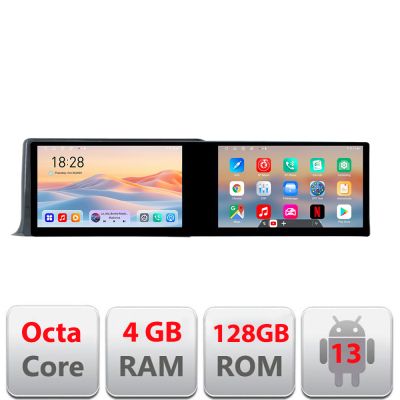 Navigatie Toyota CKit-R LOW Kit-CKit-R-A Edotec 2 ecrane  8 core 4+128 21.6 inch Incell android Wifi 5Ghz gps internet  Cor