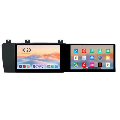 Navigatie dedicata Volvo S60 2002-2008 Edotec 2 ecrane  8 core 4+128 21.6 inch Incell android Wifi 5Ghz gps internet Kit-s60-02