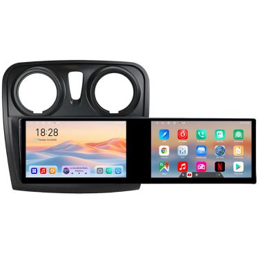 Navigatie Dacia Sandero Logan 2012-2020 Kit-sandero Edotec 2 ecrane  8 core 4+128 21.6 inch Incell android Wifi 5Ghz gps internet