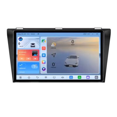 Navigatie Mazda 3 2004-2009 C-161 Android 8 Core 2.2 Ghz 8+128 Qled 1K ADAS 4G LTE GPS 360 KIT-161+EDT-E409V3