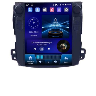 Navigatie Mitsubishi Outlander 2007-2011 tip tesla radio gps internet 4 Core carplay android auto 4+64 Incell Display kit-tesla-056