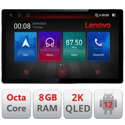 Navigatie Citroen Berlingo 2019-2021 N-berlingo18 ecran 13" 2K 8+128 Android Waze USB Navigatie 4G 360 Toslink Yout v3