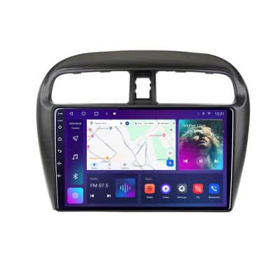Navigatie Mitsubishi Space Star Mirage Attrage 2012- Android Ecran QLED octa core 4+64 carplay android auto kit-spacestar+EDT-E309V3