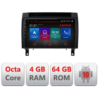 Navigatie Mercedes SLK 2004-2011 E-SLK Octa Core cu Android Radio Bluetooth Internet GPS WIFI DSP 4+64GB 4G RESIGILAT