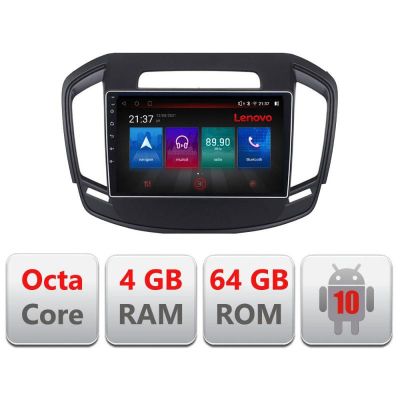 Navigatie Opel Insignia 2014-2016 E-338 Octa Core cu Android Radio Bluetooth Internet GPS WIFI DSP 4+64GB 4G RESIGILAT