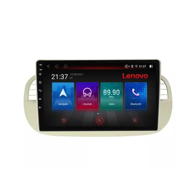 Navigatie Fiat 500 intre anii 2007-2015 Android radio gps internet Lenovo Octa Core 4+64 LTE Kit-fiat500+EDT-E509-PRO RESIGILAT