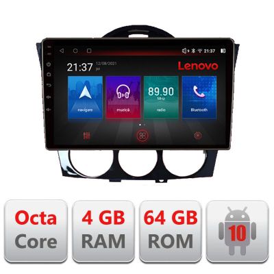 Navigatie Mazda RX8 2008-2011 Android radio gps internet Octa Core 4+64 LTE kit-rx8-11+EDT-E509-PRO RESIGILAT