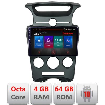 Navigatie Kia Carens 2006-2012 clima automata Android radio gps internet Octa Core 4+64 LTE KIT-carens-2006+EDT-E509-PRO RESIGILAT