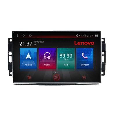 Navigatie Chrysler Jeep E-202 Octa Core cu Android Radio Bluetooth Internet GPS WIFI DSP 4+64GB 4G RESIGILAT