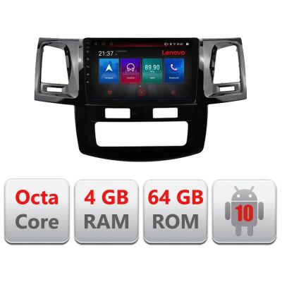 Navigatie Toyota Hilux 2008-2014 E-143 Octa Core cu Android Radio Bluetooth Internet GPS WIFI DSP 4+64GB 4G RESIGILAT