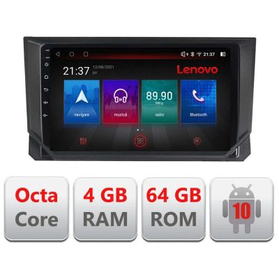 Navigatie Seat Ibiza 2017- E-IBZ Octa Core cu Android Radio Bluetooth Internet GPS WIFI DSP 4+64GB 4G RESIGILAT