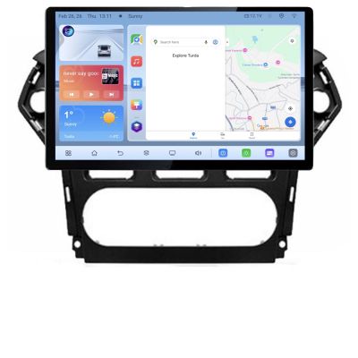 Navigatie dedicata Ford Mondeo 2010-2014 N-MONDEO-CLIMA Edonav ecran 13" 1K 4+64 Android Waze USB Navigatie 4G 360 Toslink You