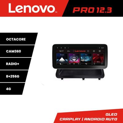 Navigatie Lexus CT 2011-2018 varianta cu ecran de fabrica Lenovo Qled 12.3 inch Octa Core 8+256 360 DSP ADAS carplay android auto radio internet KIT-ct-high+PRO-12.3-8+256